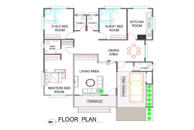 Gig Preview - Draw residential house floor plan for real estate agents