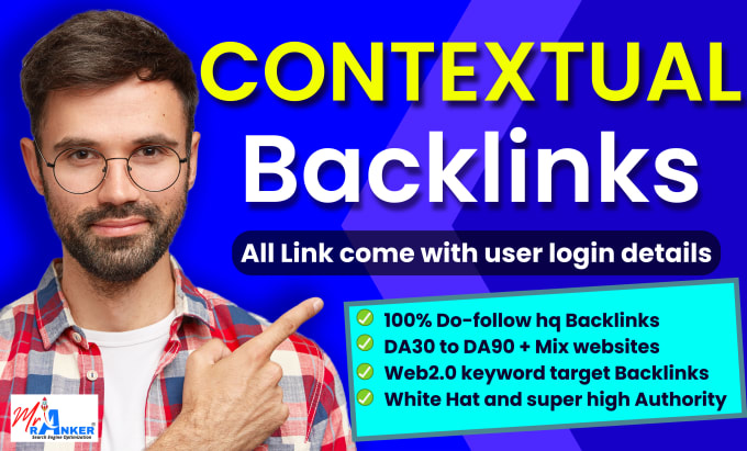 Gig Preview - Make high quality seo dofollow contextual backlinks