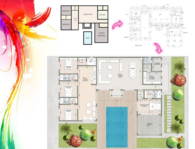 Gig Preview - Convert pdf, sketch and image to autocad drawing