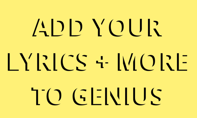 Gig Preview - Publish your lyrics on genius and add all track metadata