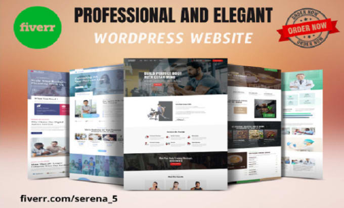 Gig Preview - Develop wordpress website design or business wordpress design for you