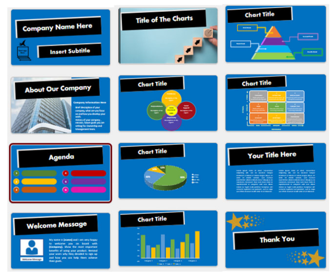 Gig Preview - Design your power point or pitch deck presentation