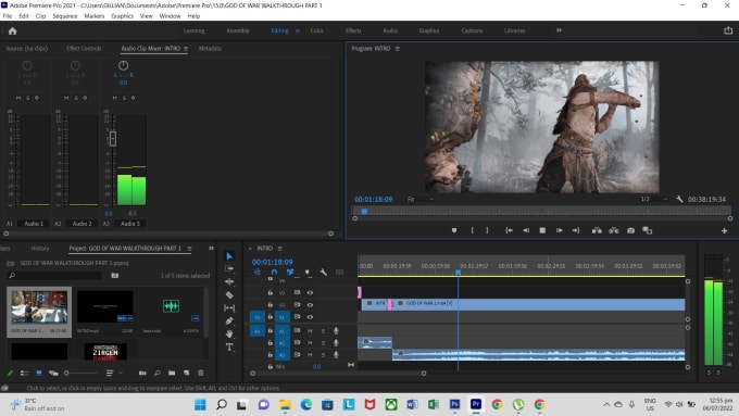 Gig Preview - Edit video professionally using adobe premier