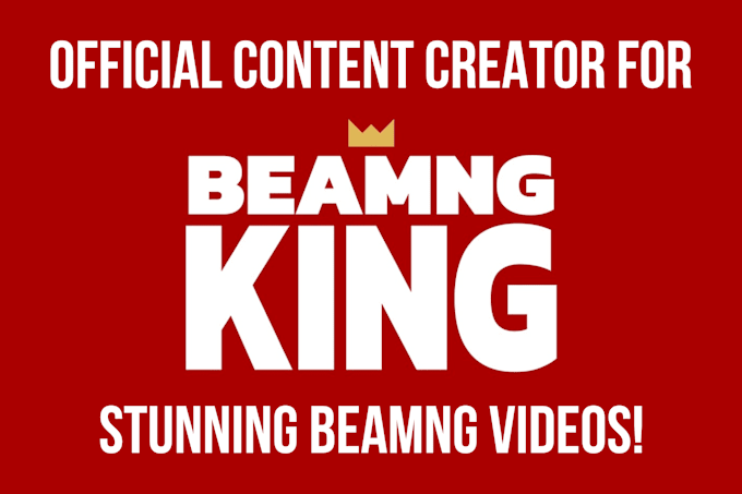 Gig Preview - Create beamng drive video for youtube channel