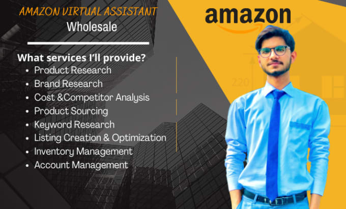 Gig Preview - Be your professional amazon virtual assistant for wholesale fba