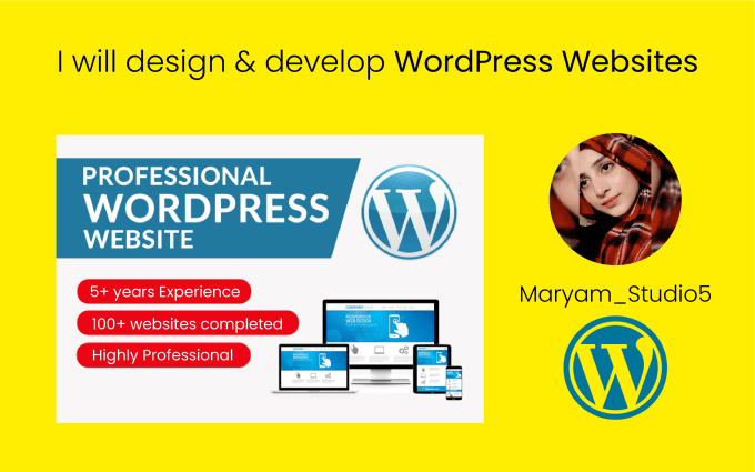 Gig Preview - Design and develop wordpress website