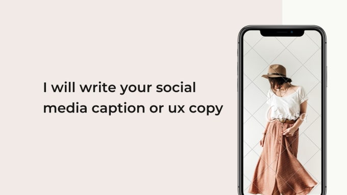 Gig Preview - Write your social media caption or ux copy