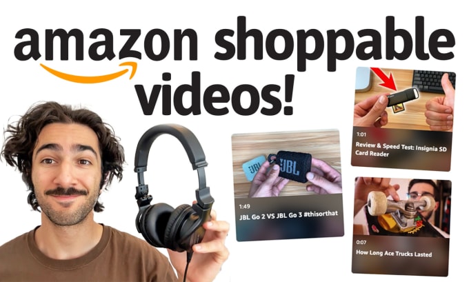 Gig Preview - Make an amazon influencer shoppable video for your product