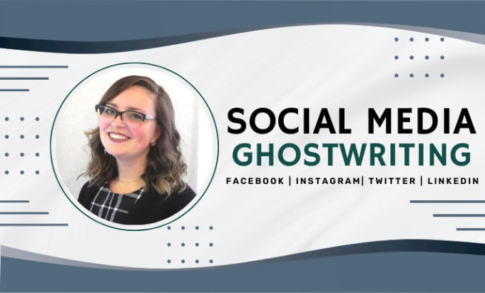 Gig Preview - Be your creative social media ghostwriter