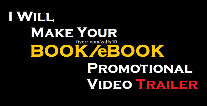 Gig Preview - Make your book promotional video trailer