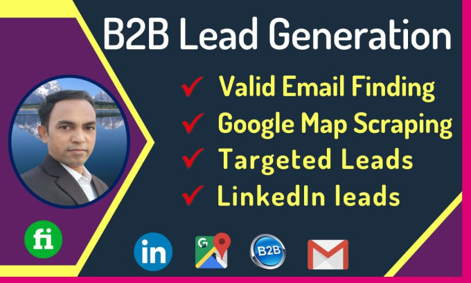 Gig Preview - Do targeted b2b lead generation, and email list building