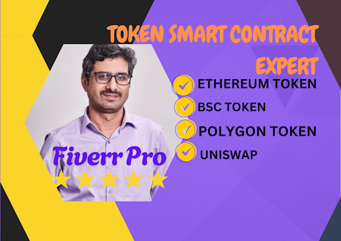 Gig Preview - Be expert to create bep20, erc20 token,smart contract on ethereum,bsc and solana