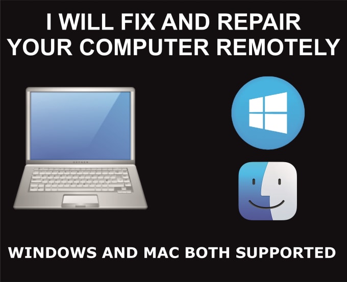 Gig Preview - Fix your computer and laptop issues remotely, windows, macos