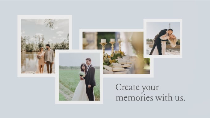 Gig Preview - Make 3 wedding planner or photographer promo videos