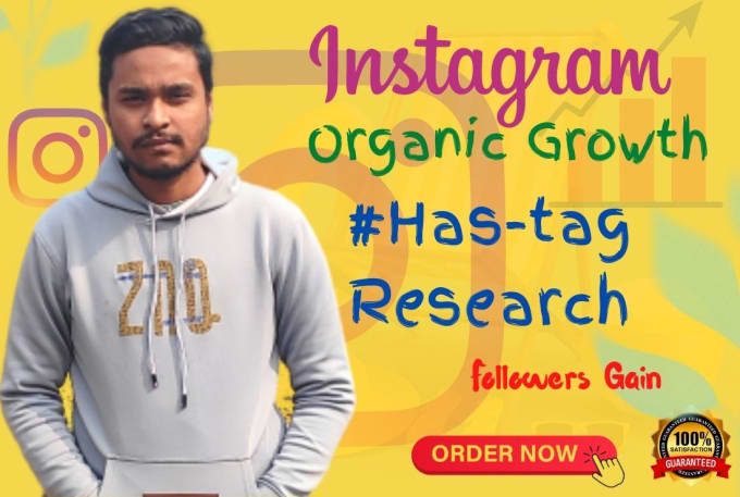 Gig Preview - Manage your instagram with organic followers and research