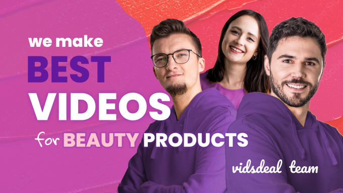 Gig Preview - Make hight converting beauty products video ads