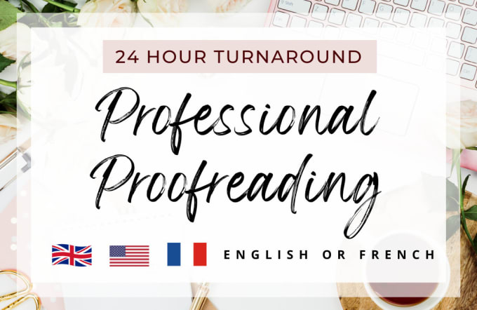 Gig Preview - Professionally proofread your writing within 24 hours