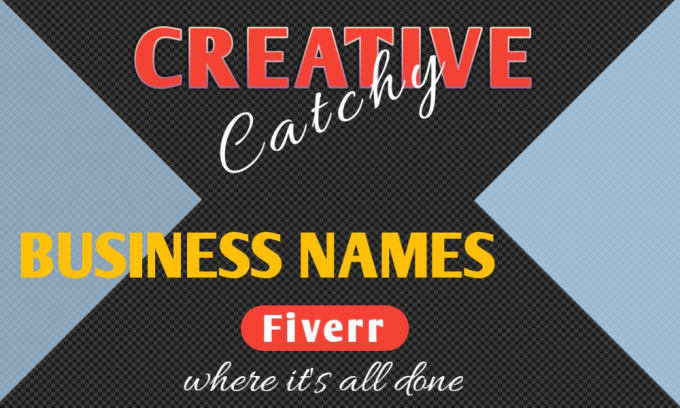 Gig Preview - Create innovative business name, brand, company name