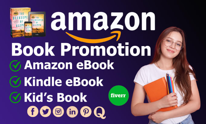 Gig Preview - Do book marketing, kindle ebook, and amazon book promotion