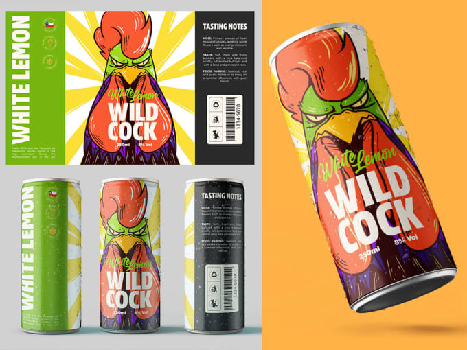 Gig Preview - Illustrate a professional quality beer label