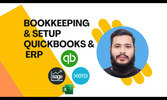 Gig Preview - Do your bookkeeping or set up your quickbooks and erp