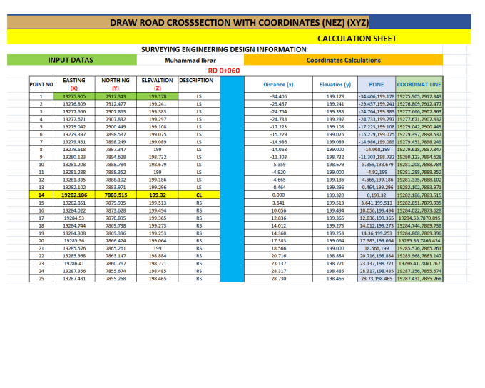 Gig Preview - Draw multiple road accessories in auto cad and excel format