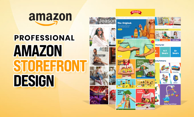 Gig Preview - Create your amazon brand store and storefront design