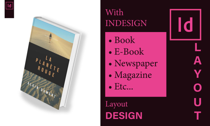 Gig Preview - Design layout book, newspaper, or magazine in adobe indesign