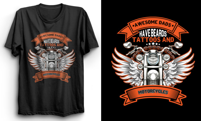 Gig Preview - Make vintage t shirt and custom motorcycle t shirt designs