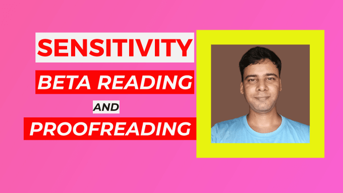 Gig Preview - Be your sensitivity beta reader