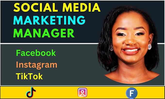 Gig Preview - Be your social media marketing manager and content creator