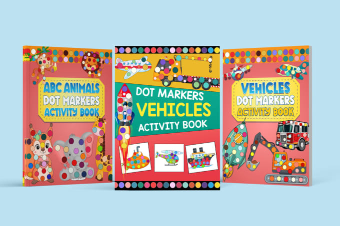 Gig Preview - Create  bold and easy dot markers activity book for kdp