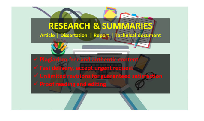 Gig Preview - Provide quality research articles and summaries