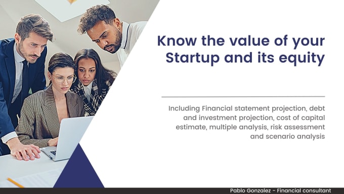 Gig Preview - Financially valuate your startup