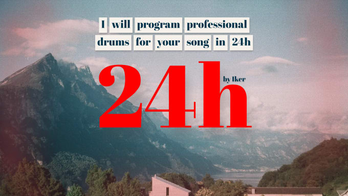 Gig Preview - Program professional and modern drums for your song in 24h