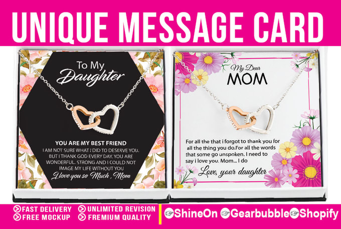 Gig Preview - Do profitable message card gearbubble shineon jewelry designs for you