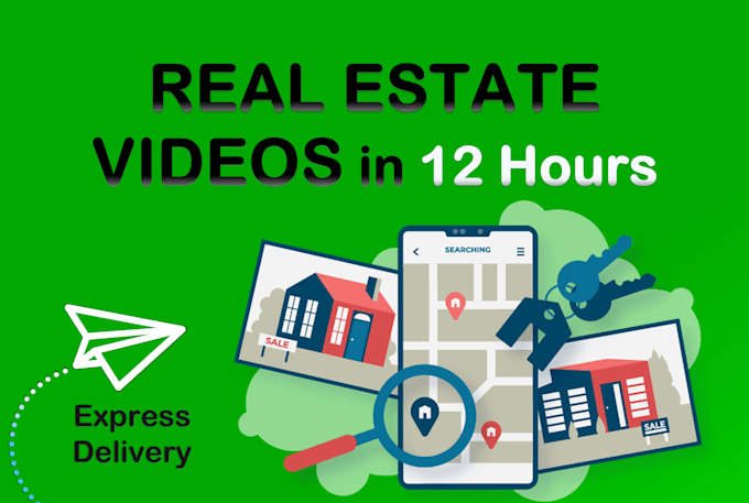 Gig Preview - Do real estate video editing within 12 hours