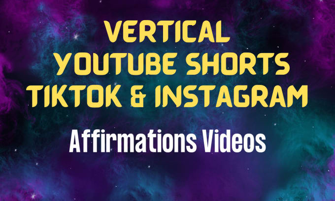 Gig Preview - Make youtube channel with vertical shorts affirmations and meditation videos