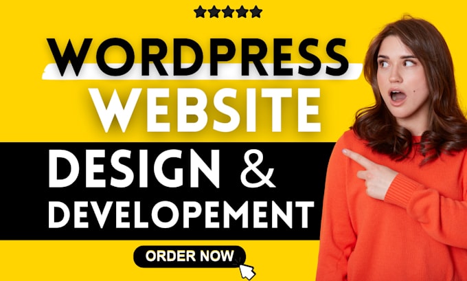 Gig Preview - Develop wordpress business website, portfolio website, landing page, and blogs