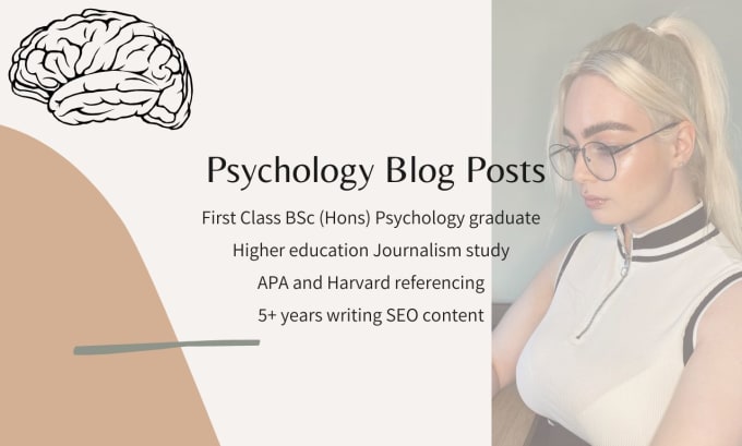 Gig Preview - Write your psychology or mental health blog posts