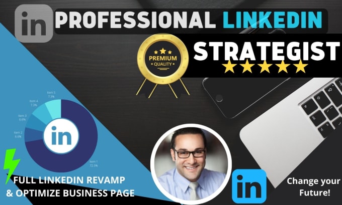 Gig Preview - Create a fully optimized linkedin profile and business page