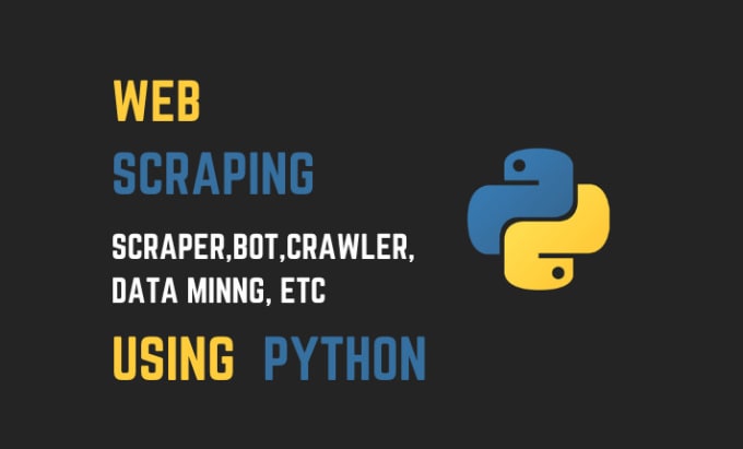 Gig Preview - Do python web scraping, data extraction, web scraper