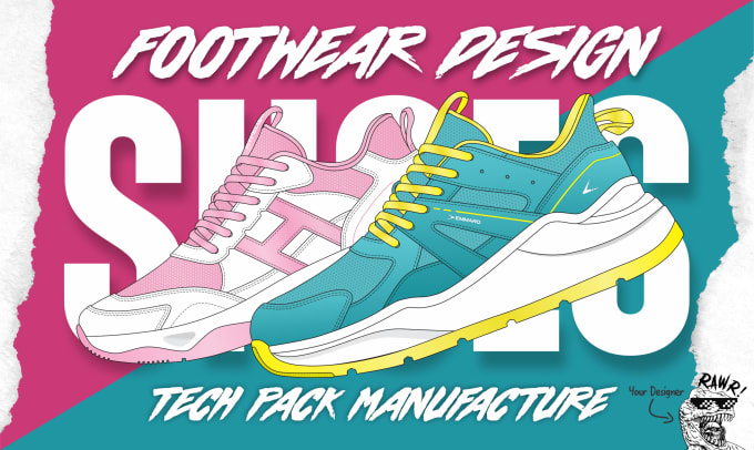 Bestseller - footwear shoes sneakers design manufacture tech pack faster