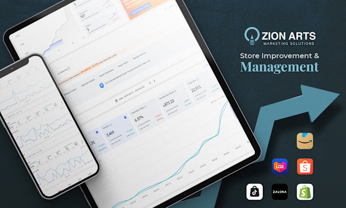 Gig Preview - Improve and be lazada shopee manager or do store management