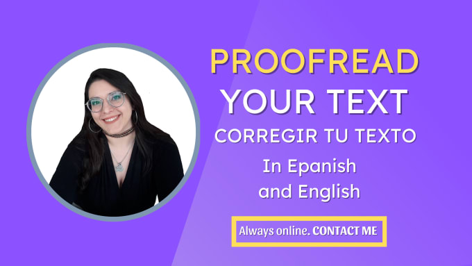 Gig Preview - Proofread and edit your book in spanish