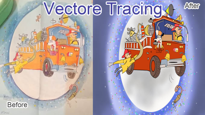 Gig Preview - Do vector tracing , or redraw your drawings, logo