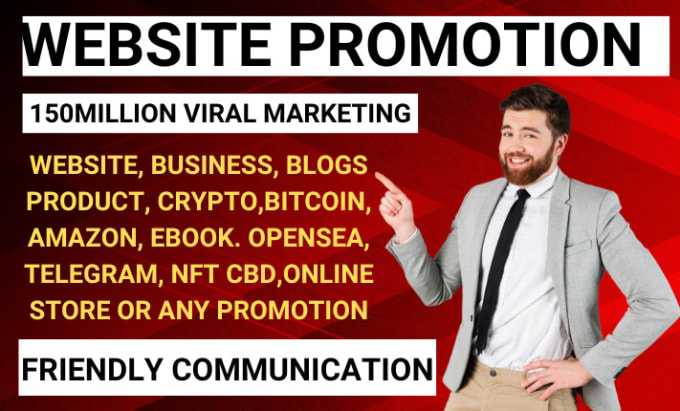 Bestseller - advertise your website, book, crypto or top on social media