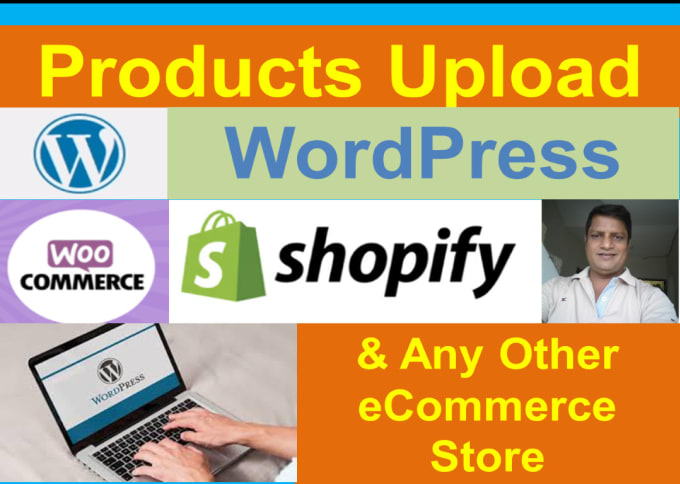 Gig Preview - Upload products to your woocommerce and shopify  store