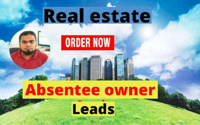 Gig Preview - Absentee owner leads with skip tracing for real estate business