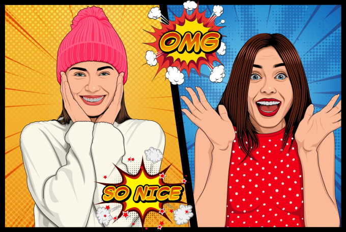 Gig Preview - Draw amazing comic pop art from your photos in 24 hours